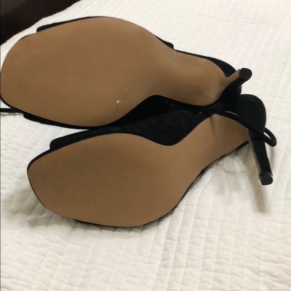 Price Drop Steve Madden Sophie Black Tie up sz 8 - Picture 6 of 7